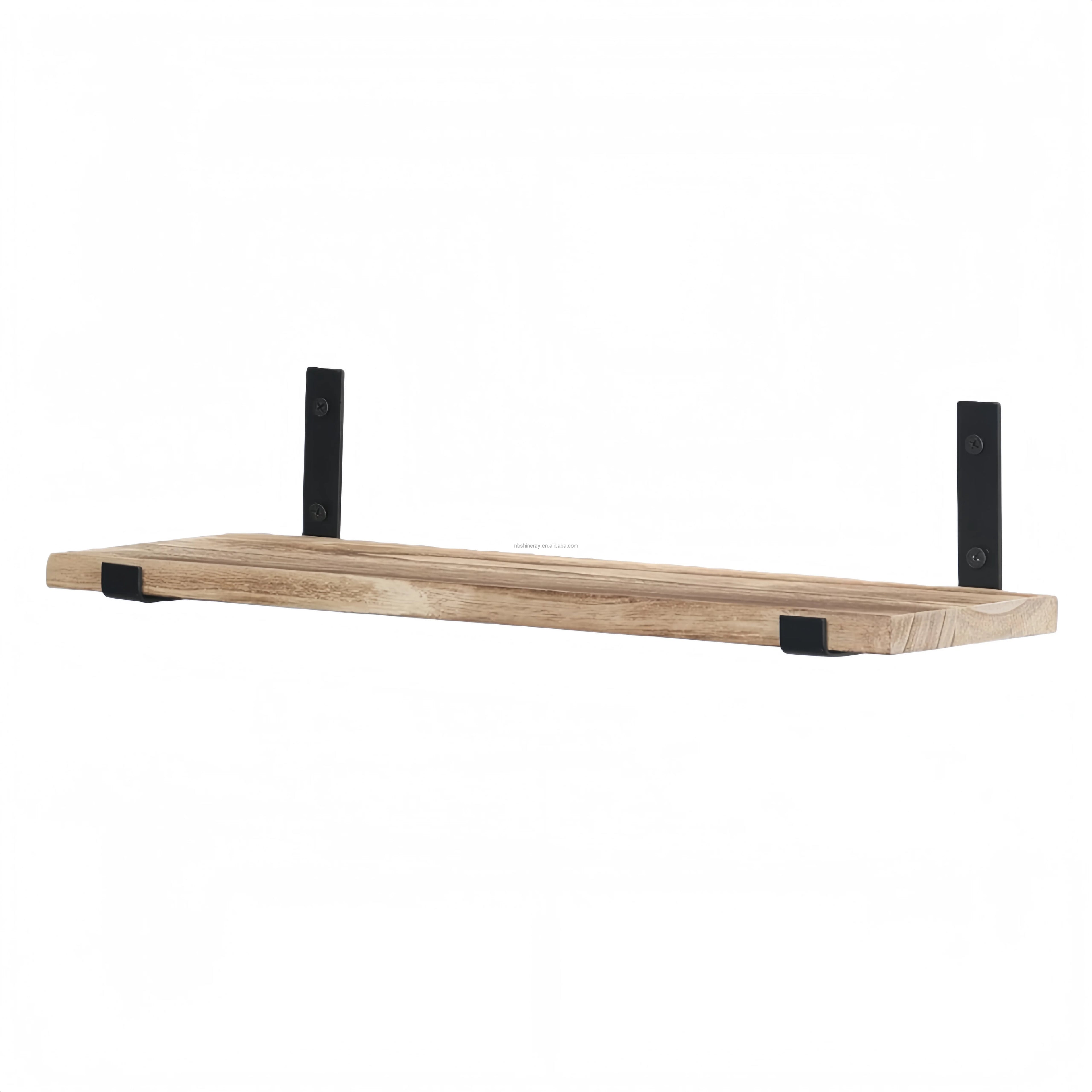 Wall Decor Storage Rack Bookshelf Wood Floating Shelves Wall Mounted Shelves for Bedroom Living Room