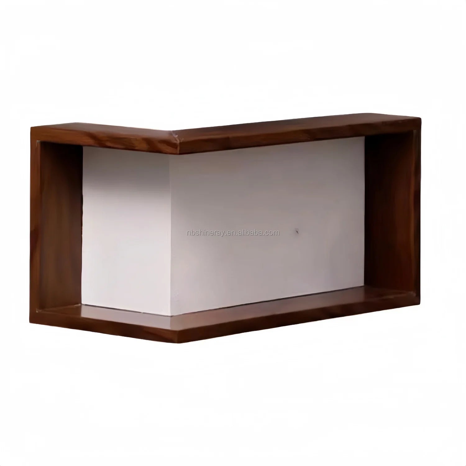 Wall Decor & Organizer 90 Degree Corner Shelf Wall Mounted - Floating Corner Storage Shelf for Living Room